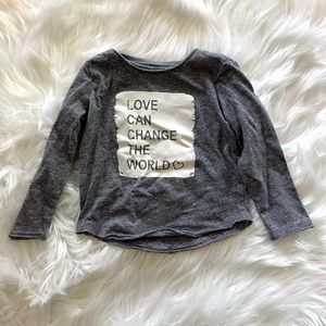 Baby girls Love Shirt Size 18 mos